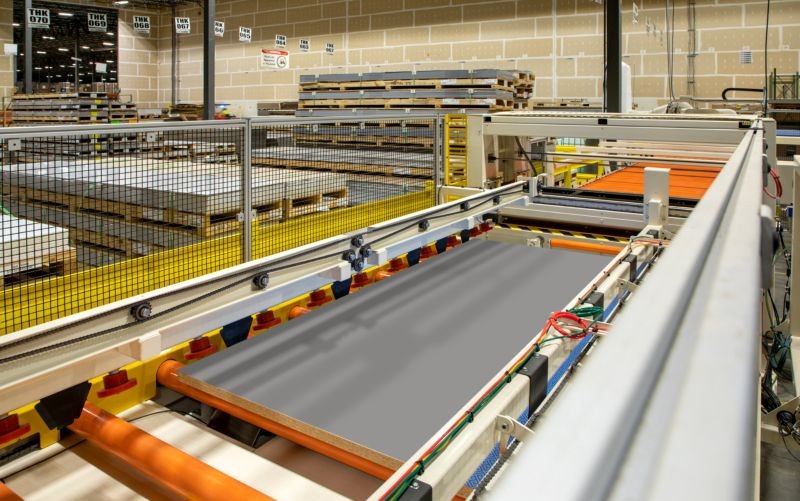 formica panel on press