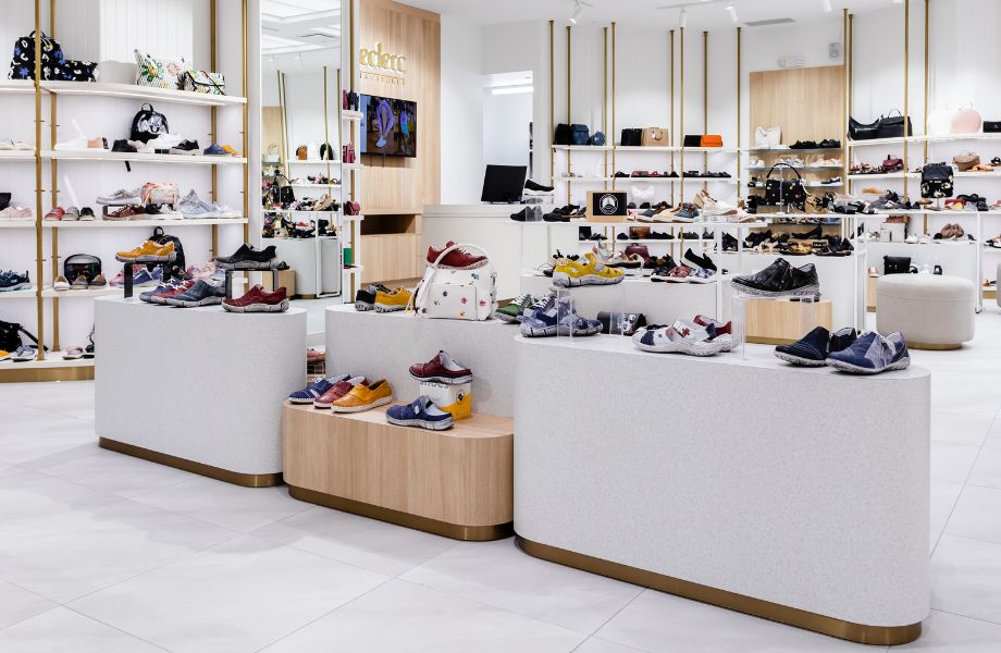 Leclerc Shoe Display