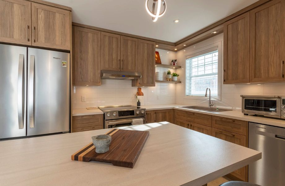 Avant Garde cuisine Formica Couches de Sable